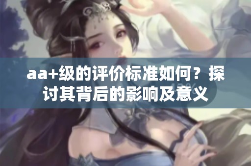 aa+级的评价标准如何？探讨其背后的影响及意义