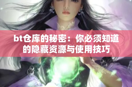bt仓库的秘密：你必须知道的隐藏资源与使用技巧