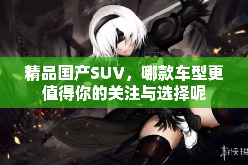 精品国产SUV，哪款车型更值得你的关注与选择呢