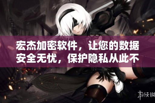 宏杰加密软件，让您的数据安全无忧，保护隐私从此不再是难事