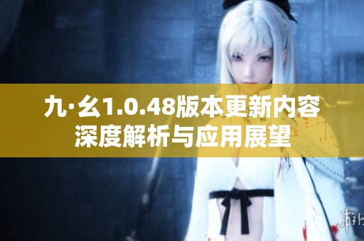 九·幺1.0.48版本更新内容深度解析与应用展望