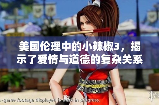 美国伦理中的小辣椒3，揭示了爱情与道德的复杂关系