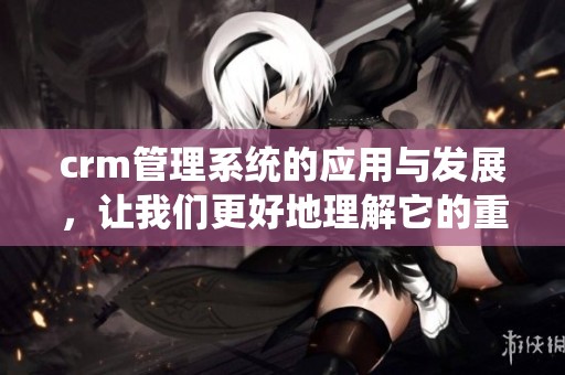 crm管理系统的应用与发展，让我们更好地理解它的重要性