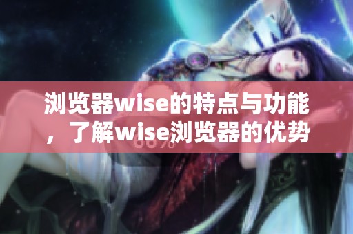 浏览器wise的特点与功能，了解wise浏览器的优势与使用方法