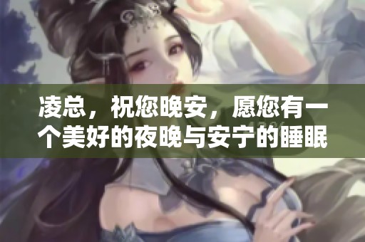 凌总，祝您晚安，愿您有一个美好的夜晚与安宁的睡眠！