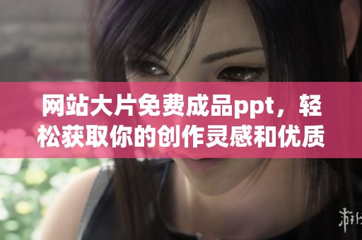 网站大片免费成品ppt，轻松获取你的创作灵感和优质资源