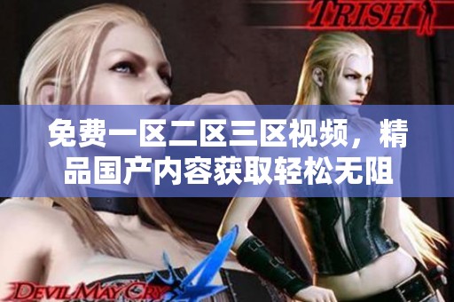 免费一区二区三区视频，精品国产内容获取轻松无阻