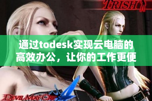 通过todesk实现云电脑的高效办公，让你的工作更便捷无忧