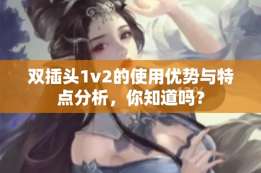 双插头1v2的使用优势与特点分析，你知道吗？