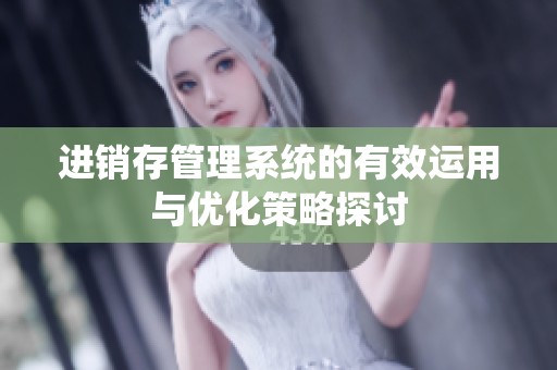 进销存管理系统的有效运用与优化策略探讨