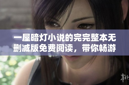 一屋暗灯小说的完完整本无删减版免费阅读，带你畅游精彩故事世界