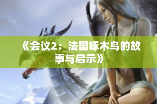 《会议2：法国啄木鸟的故事与启示》