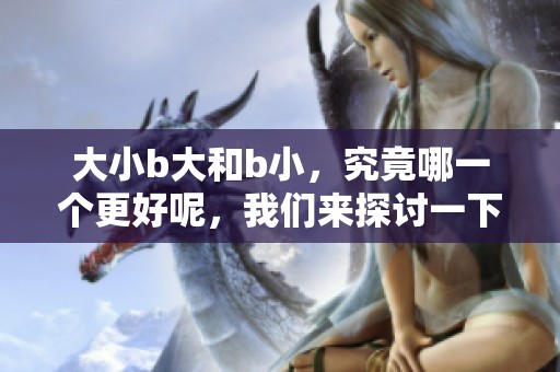 大小b大和b小，究竟哪一个更好呢，我们来探讨一下这个问题。
