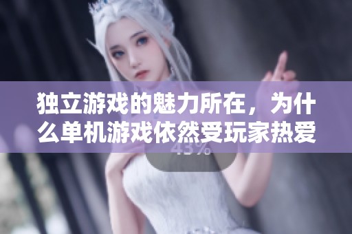 独立游戏的魅力所在，为什么单机游戏依然受玩家热爱与追捧呢