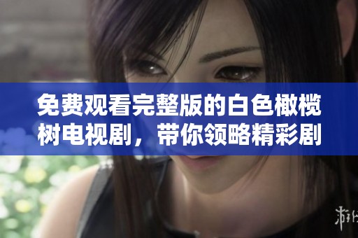 免费观看完整版的白色橄榄树电视剧，带你领略精彩剧情与动人故事
