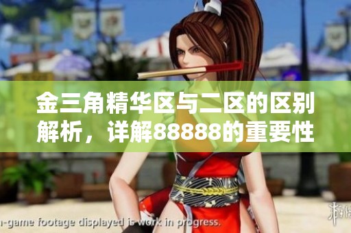 金三角精华区与二区的区别解析，详解88888的重要性与特征