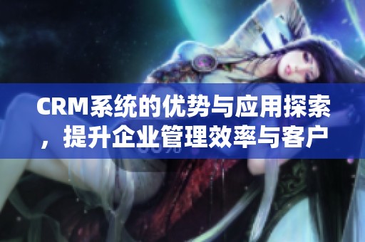 CRM系统的优势与应用探索，提升企业管理效率与客户关系的重要性